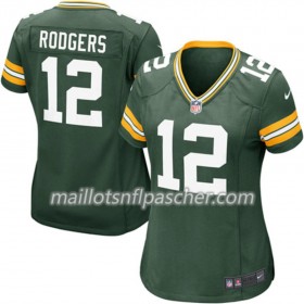 Maillot Green Bay Packers Aaron Rodgers 12 Nike Vert - Femme